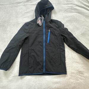Gerry‎ Outdoors Falcon Soft Side Jacket Boys Size Medium Black Full Zip NEW